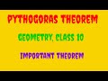 , Pythogoras Theorem | Class 10th | Geometry | Maths- 2, @ educational stream | Pythogoras theorem