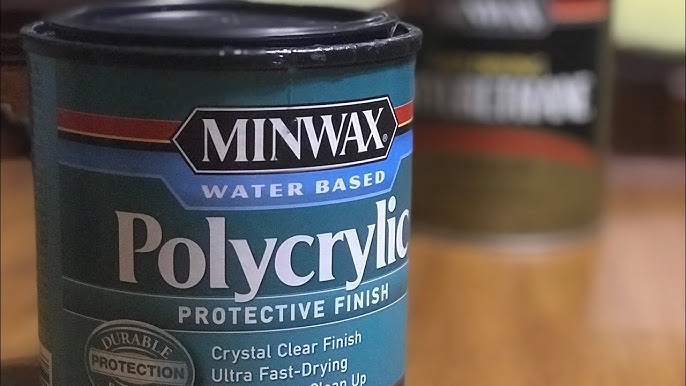Minwax Polycrylic Spray Tutorial & Product Review Chalk Paint Wax  Alternative & How to Wet Sand 