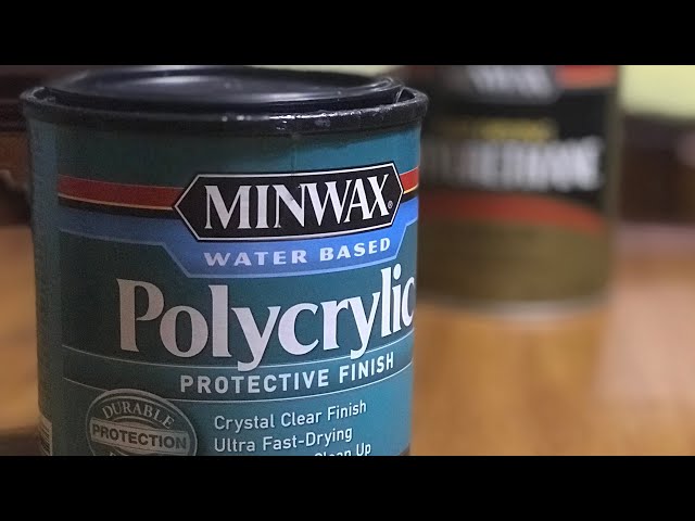 Sealing Acrylic Pour Painting with Minwax Polycrylic Protective Finish Clear  Gloss #YT100 Day 5 