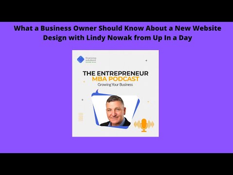 What a Business Owner Should Know About a New Website Design with Lindy Nowak from Up In a Day