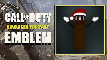 COD AW / Call of Duty Advanced Warfare : Mr Hankey The Christmas Poo South Park Emblem Tutorial