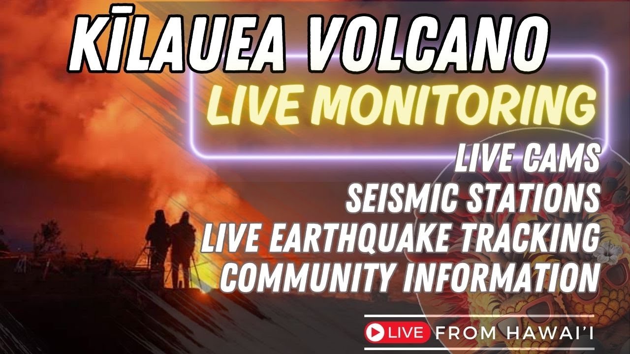 KĪLAUEA IS ERUPTING | USGS Live Volcano Cam | Hawaiʻi 24/7