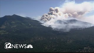 Latest updates on 2 wildfires burning in Arizona