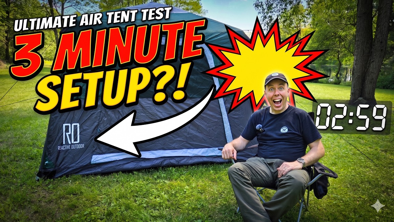 Is This Inflatable Tent Actually Worth It? (Reactive Outdoor 2-Step Cabin Tent Review)