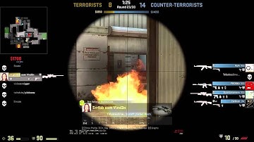 Nice 1v4 AWP and ace clutch on de_cache