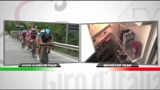 Giro de Italia 2012: El autobús de Movistar Team