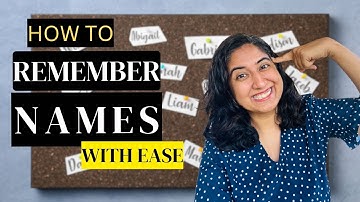 How to remember names, Never forget a name next time with these 5 Tricks