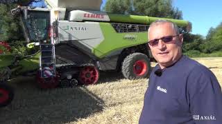 CLAAS LEXION 8900 bemutató és aratás Jani bácsival