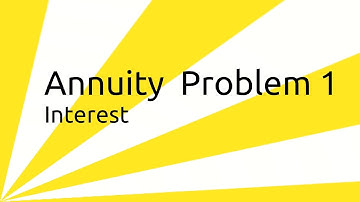 Problems on Annuity | Interest | Tutorials | CA CPT | CS & CMA Foundation | Class 11 | Class 12