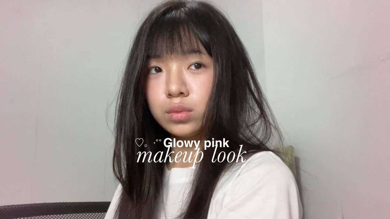 glowy pink makeup ₊˚⊹ ᰔ| princess glow!?!?