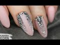 ✨⭐ Без аэрографа / Ленивый градиент / Маникюр на Новый год / Модный маникюр / Наращивание гелем