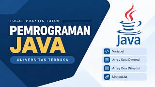 VIDEO PRAKTIK PEMROGRAMAN JAVA | TUGAS 1 TUTON UNIVERSITAS TERBUKA