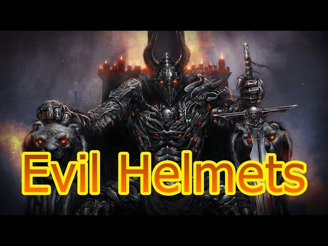 The 10 Most Evil Looking Helmets Ever Created - YouTube