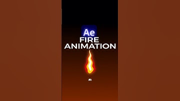 How to make simple Fire Animation in Adobe after effects
