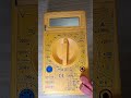 digital multimeter se AC voltage kaise check Karend#short #technical #technology #technicalgold