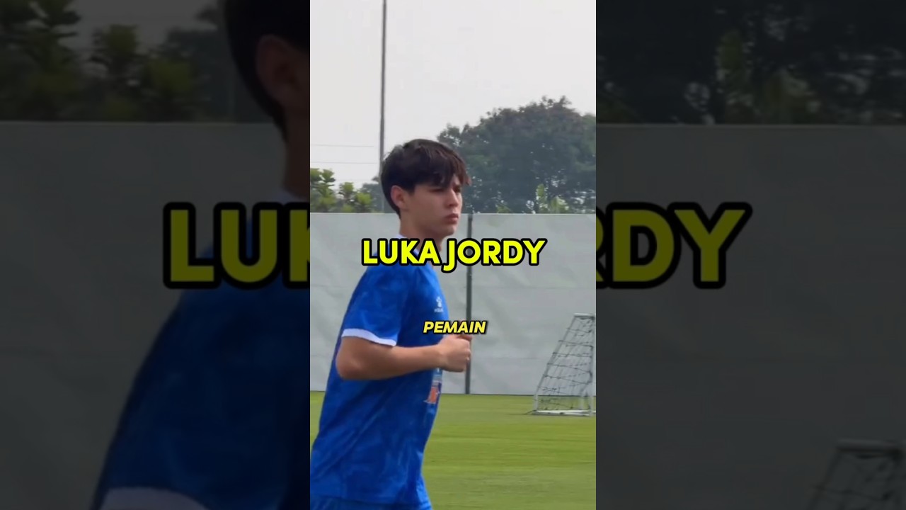 luka jordy, anak bojan hodak mengikuti latihan persib!