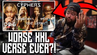 RAPPER REACTS to DDG, Lakeyah, Morray and Coi Leray's 2021 XXL Freshman Cypher