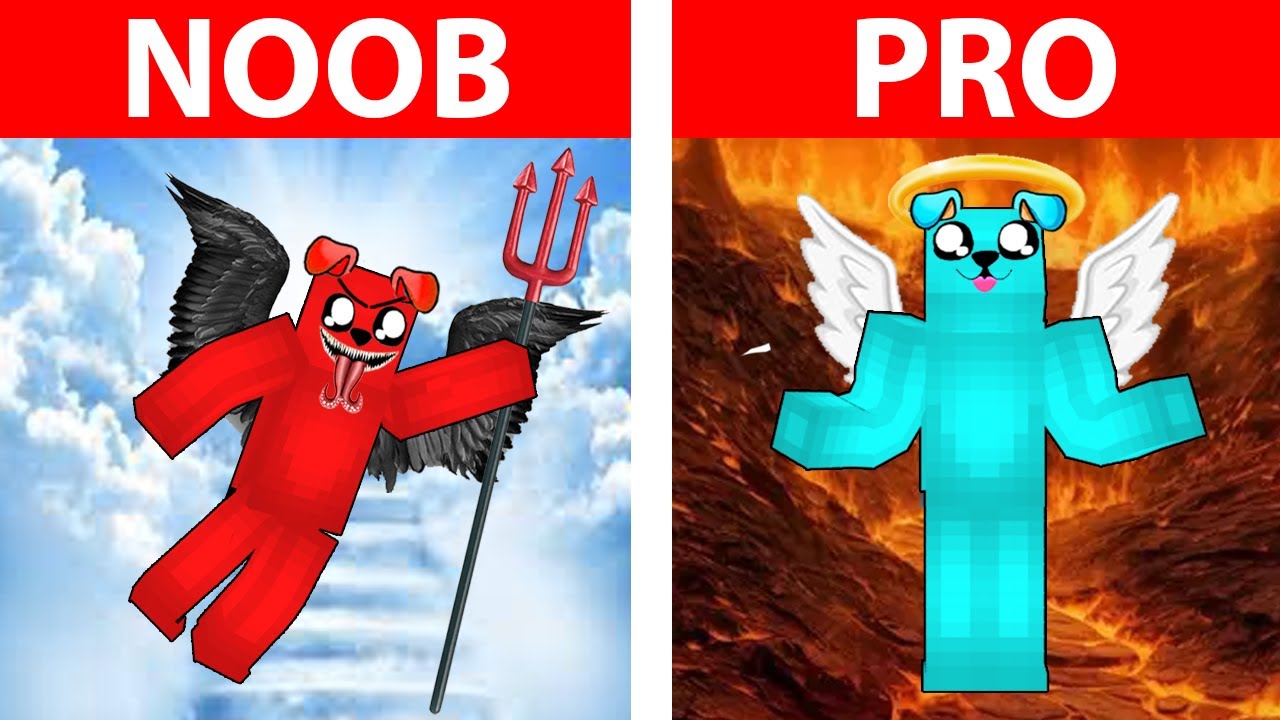 NOOB vs PRO: Niebo vs Piekło w Minecraft