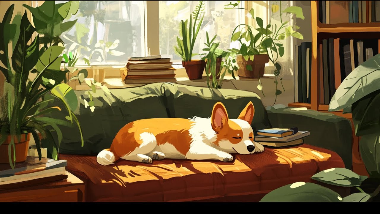 Cozy Corgi Vibes | Chill LoFi Music for You and Your Pup | lofi hip hop  | study / relax / chill