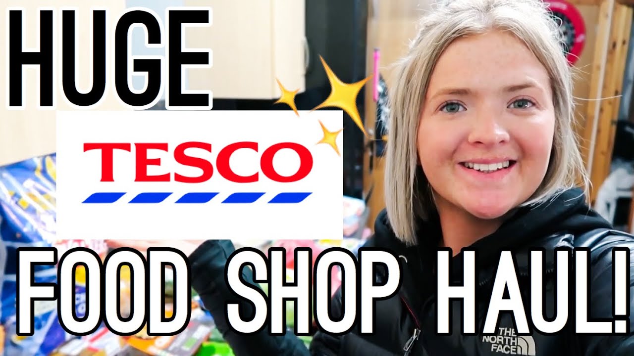 HUGE TESCO FOOD SHOP HAUL & 10 DINNER IDEAS! | HARRIET MILLS