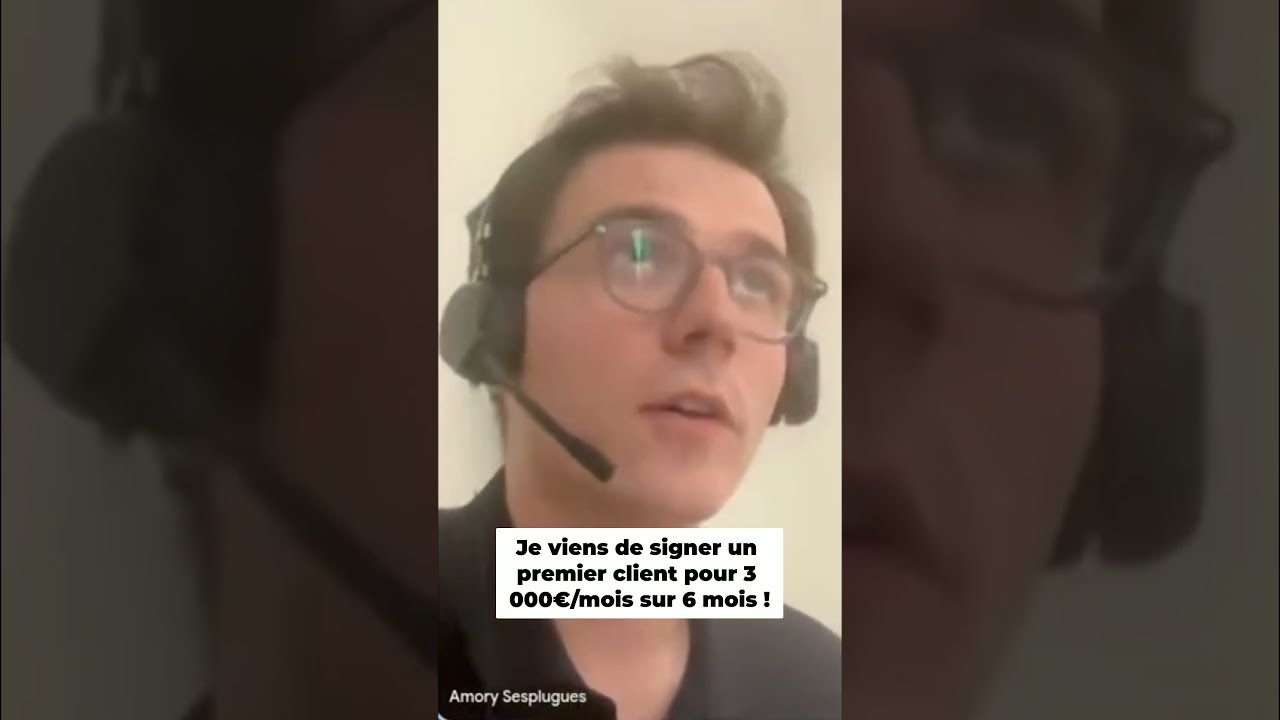 Je viens de signer un premier client pour 30'000 euros