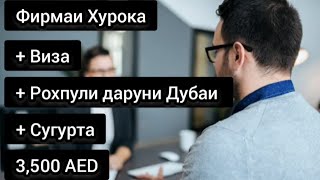 Фурсати кори дар Дубай 2023