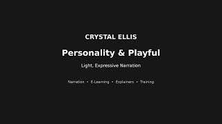 Light Playful Narration Expressive Female Voiceover - See Ellis Work