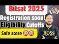 📌🔥Bitsat2025 registration start soon!kitne percentile walo ko apply karna hai!#bits #bitsat