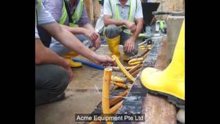 Pressure Grouting MRT Station Acme Equipment