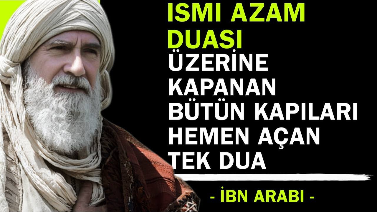 ÜZERİNE KAPANAN BÜTÜN KAPILARI HEMEN AÇAN TEKİSMİ AZAM DUASI