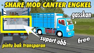 SHARE MOD CANTER engkel BUSSID||Free support obb gaskan