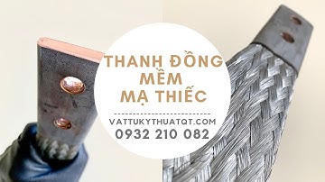 Thanh đồng mềm mạ thiếc | 400x50x10mm | VATTUKYTHUATQT.COM
