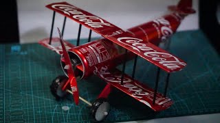 How To Make A Plane With Coca Cola Cans DIY