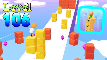 Cube Surfer Gameplay - Level 106 Best Hyper Casual Games and offline Mobile Games