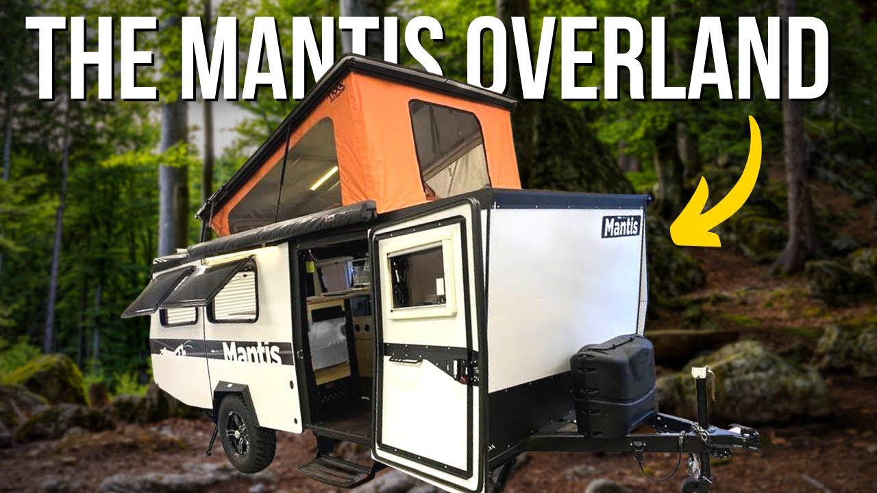 Stand Up Camper That FITS IN GARAGE! (Walk-Through Tour)