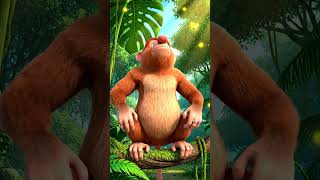 Funny Big Nose Monkey 🐵 Cartoon | Jungle Clips