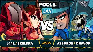 J44L Skeldra Vs Aysurge Dravor - Pools - Brawlhalla World Championship 2025 - Lan 2V2