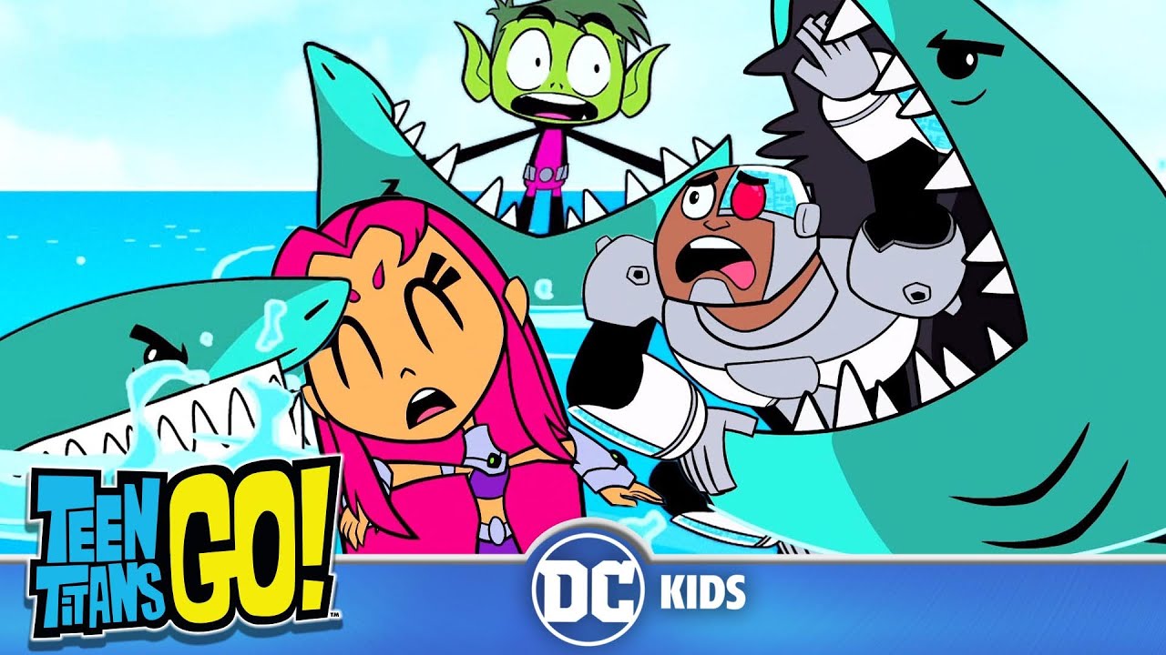 ティーン・タイタンズGO! | 「シャークウィーク」 | DC Kids - YouTube