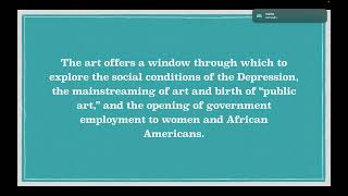 Art and Design in and around the 1930s