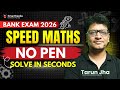 Speed Maths Basics | Fast Calculations for Bank Exams 2026 | Tarun Jha