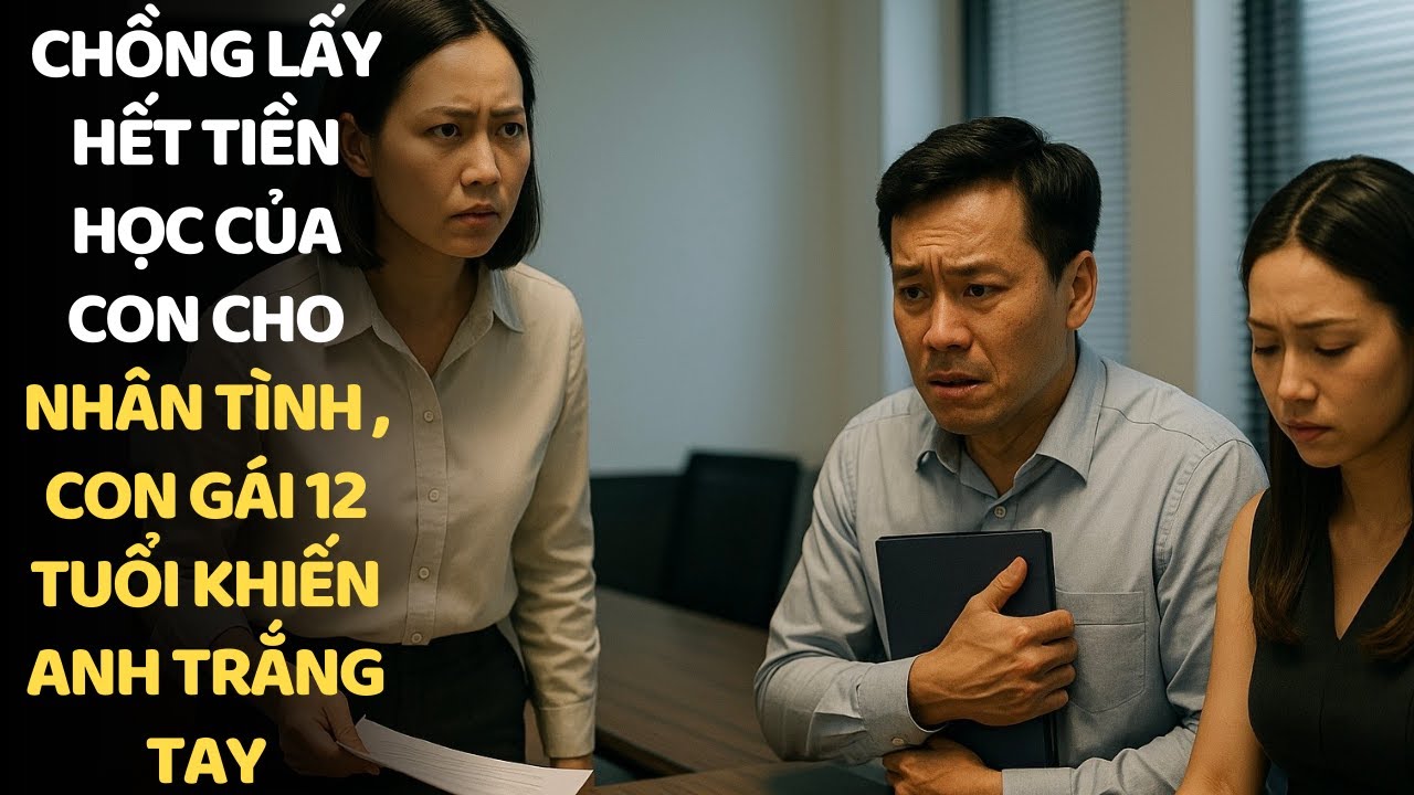 Chồng Lấy Hết Tiền Học Của Con Cho Nhân Tình – Con Gái 12 Tuổi Khiến Anh Trắng Tay
