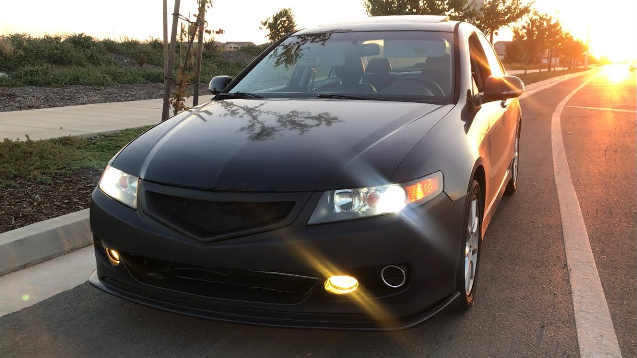 2007 Accord CL9 TSX Subaru Impreza Front Lip Install - YouTube