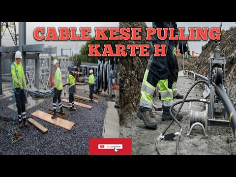 How Pulling cable in gulf. #High voltage and medium voltage cable pulling kaise kare.@#