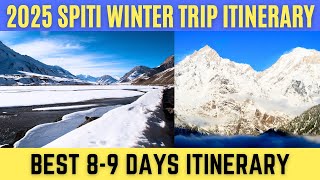 2025 Spiti Valley Winter Trip Itinerary | Spiti in January, February, March | Spiti Winter Ride Plan