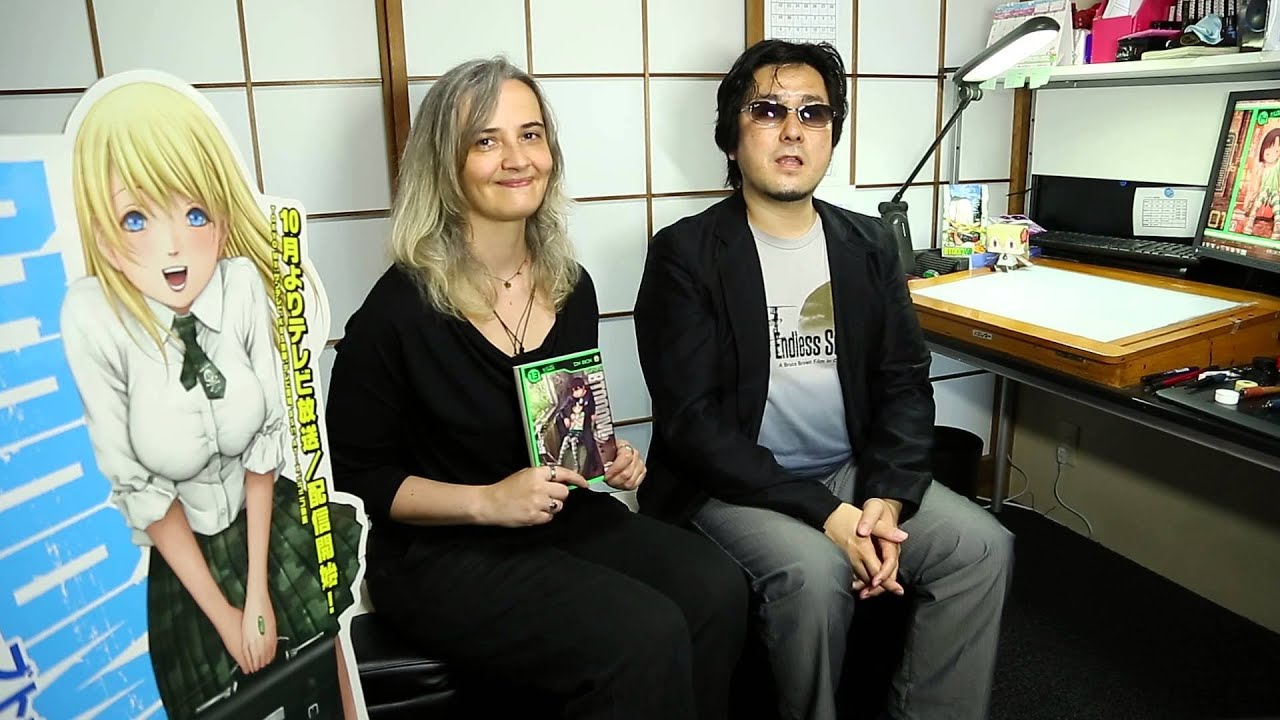 Junya Inoue, l'autore di Btooom! incontra i lettori italiani - YouTube