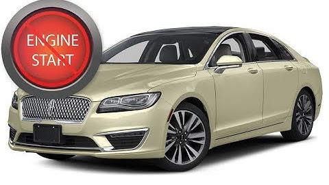 Open and Start a push button start Lincoln MKZ with a dead key fob battery.