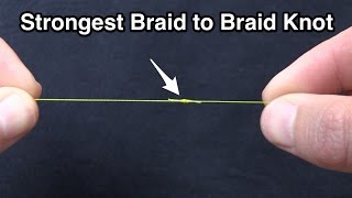 Strongest Braid to Braid Fishing Knot [Modified Double Uni Knot] screenshot 4