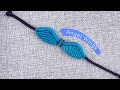 Diy angel wings bracelet tutorial  macrame bracelet making idea  cute bracelet ideas to make