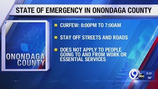 State of Emergency issued for all of Onondaga County