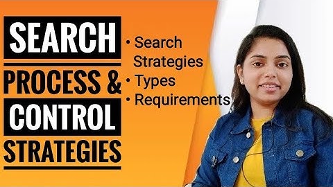 Search Processes in Artificial Intelligence | Types | Control Search Strategies | AI - Kanika Vats